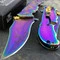Masters Collection MC-A013RB 9" Rainbow Mermaid Spring Assisted Folding Knife
