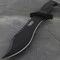 Defender 12" Black Heavy Duty Sawback Survival Knife