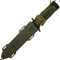 Defender 12" Green Heavy Duty Sawback Survival Knife - Image 5