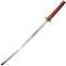 40" Carbon Steel Japanese Katana Sword With Stand Red - Image 4