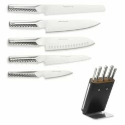 6 Pc Knife Block Set - GLOBAL UKON